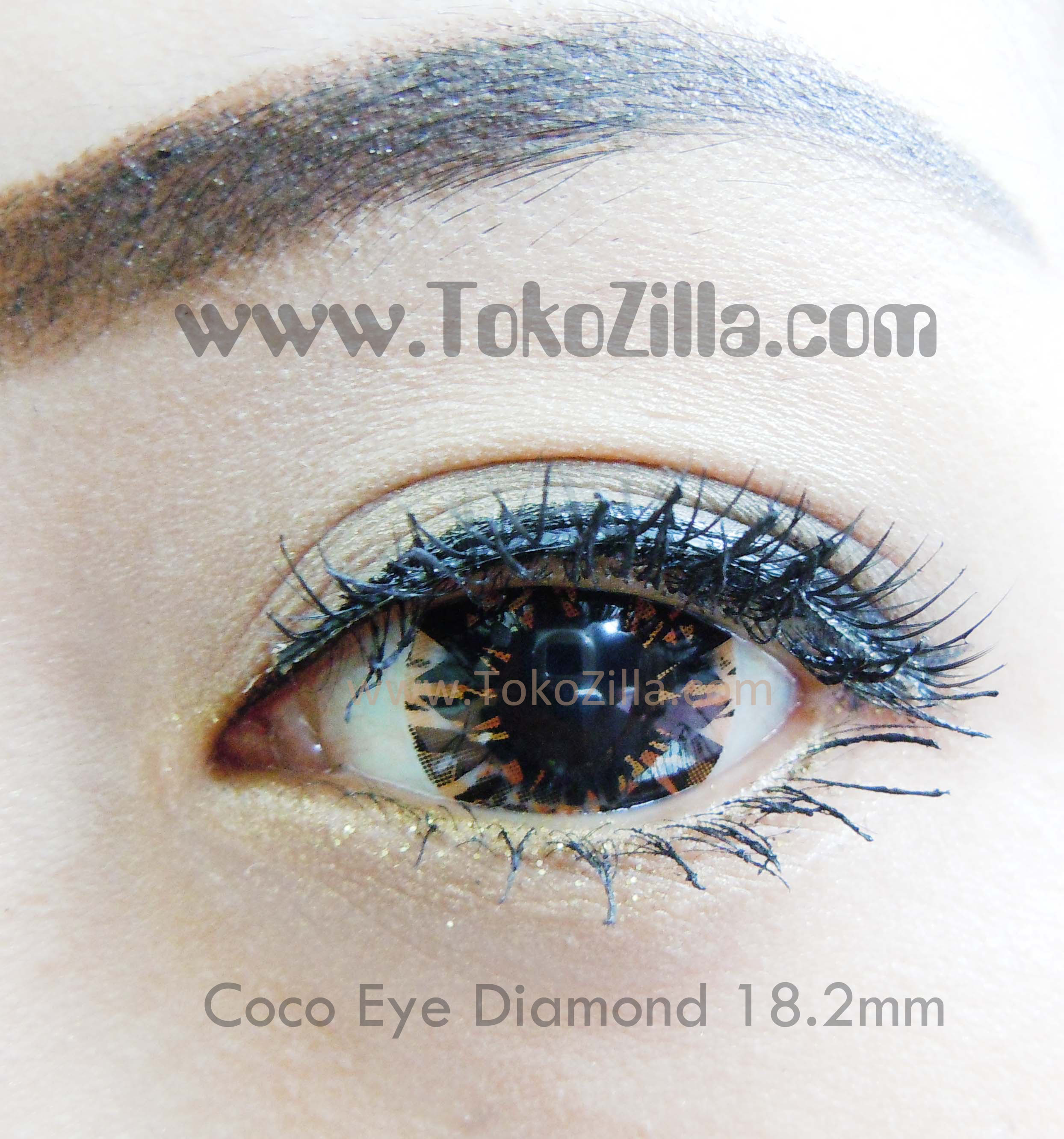 detail coco eye diamond brown