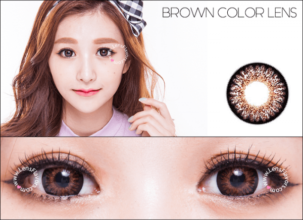 softlens geo princess mimi brown