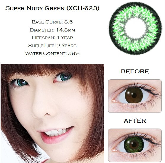 geo super nudy green