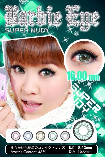 barbie super nudy green