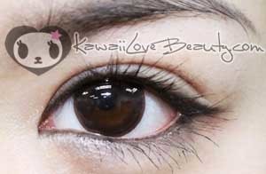 softlens geo magic circle brown choco