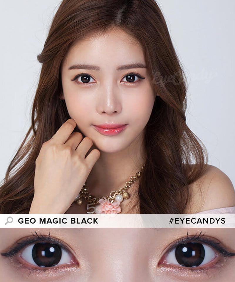 softlens geo magic circle black ck-105