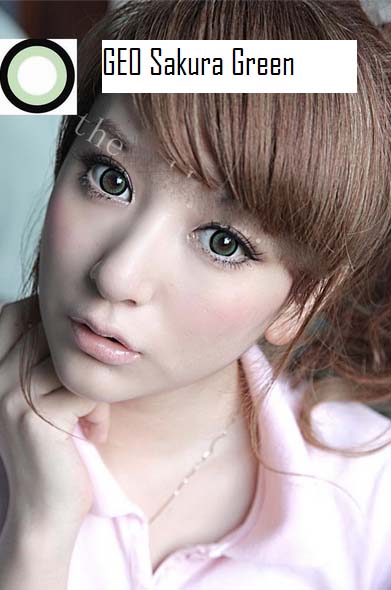 softlens geo sakura green