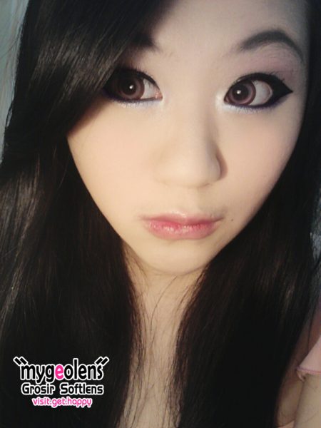 geo sakura softlens pink