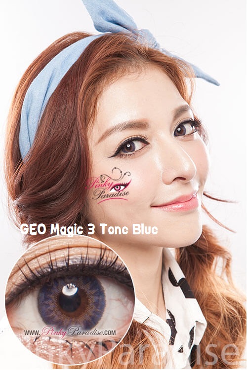 geo softlens magic 3 tone blue