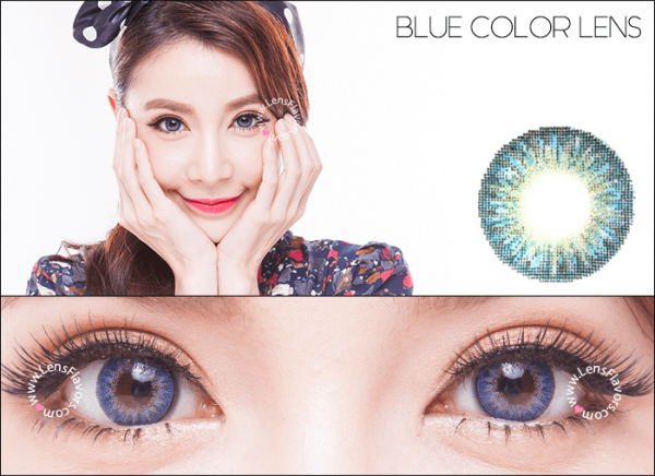 softlens geo magic 3 tone blue