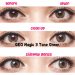 softlens geo magic 3 tone green