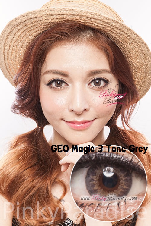 softlens geo magic 3 tone grey