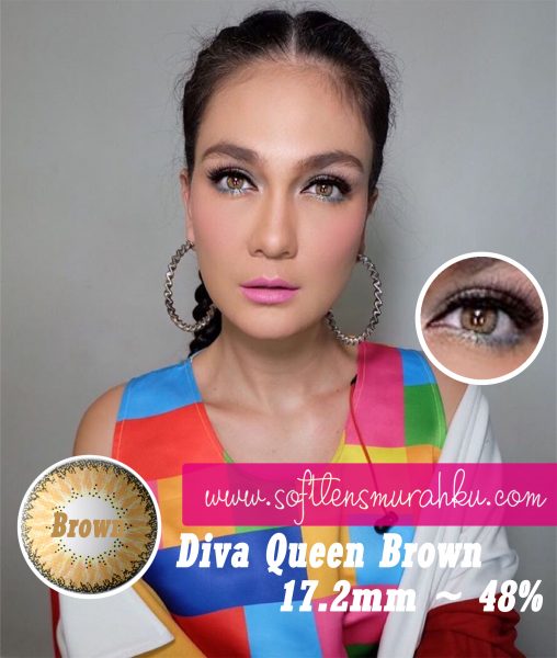 luna maya softlens diva queen brown