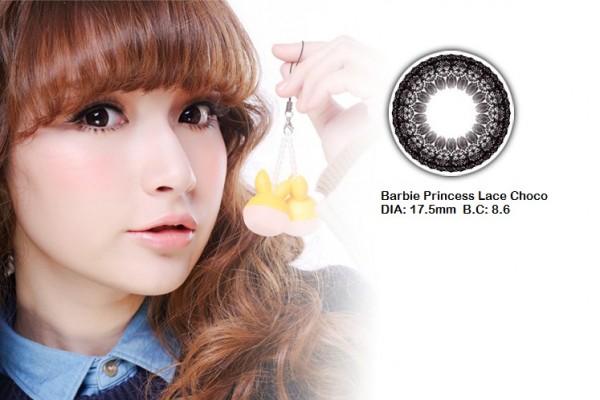 softlens barbie princess lace choco