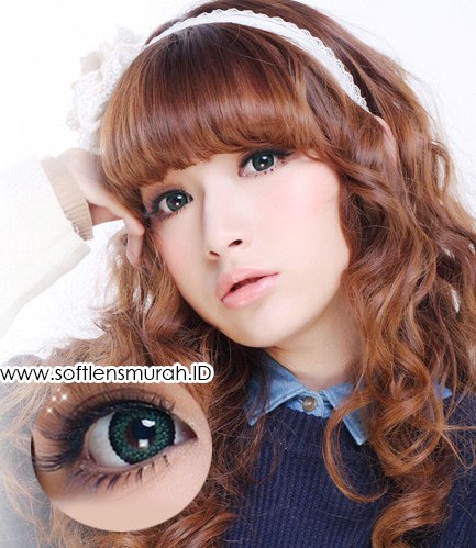 softlens barbie princess lace green 2