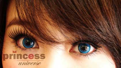 detail princess universe blue