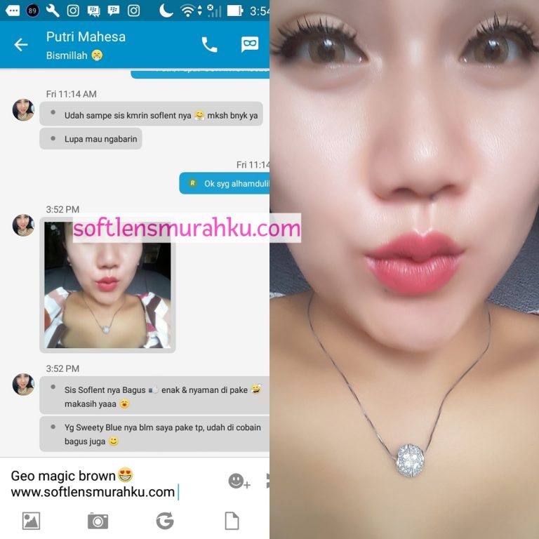 review geo magic 3 tone brown sis putri