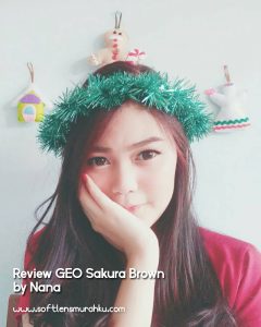 review geo sakura brown sis nana 3