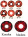 Softlens Anime Sharingan 14.2mm