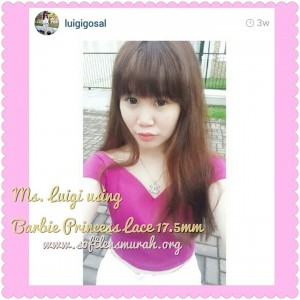 testimoni softlens barbie princess lace brown