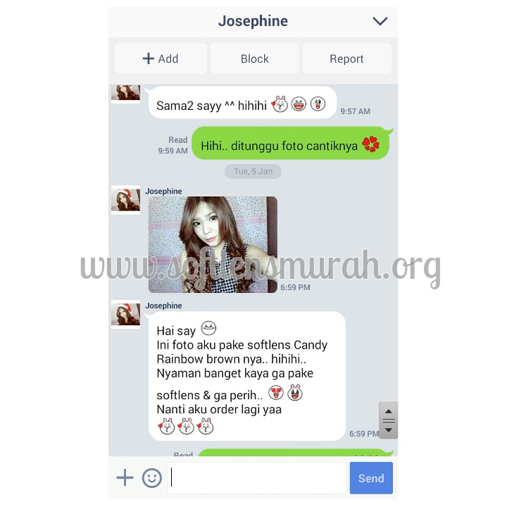 testimoni candy rainbow sis josephine