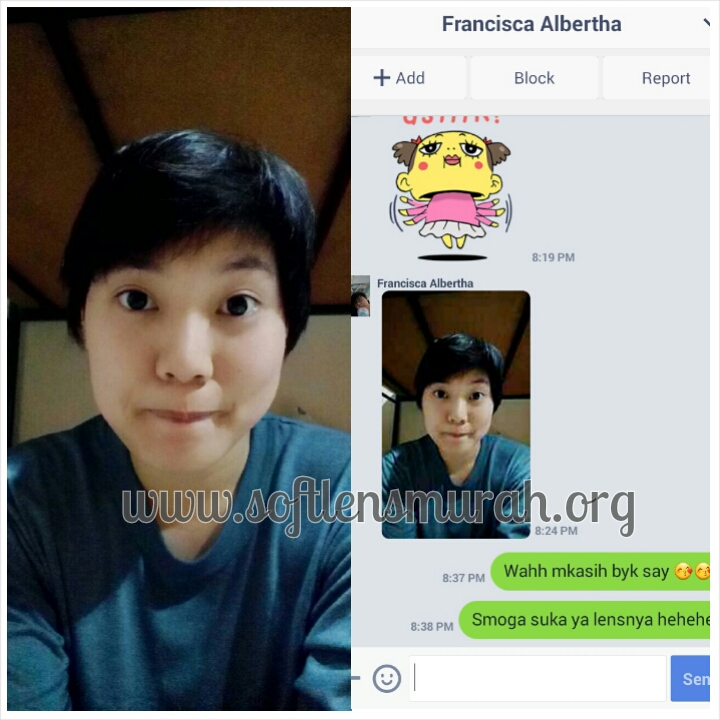 testimoni toric silinder circle black by francisca