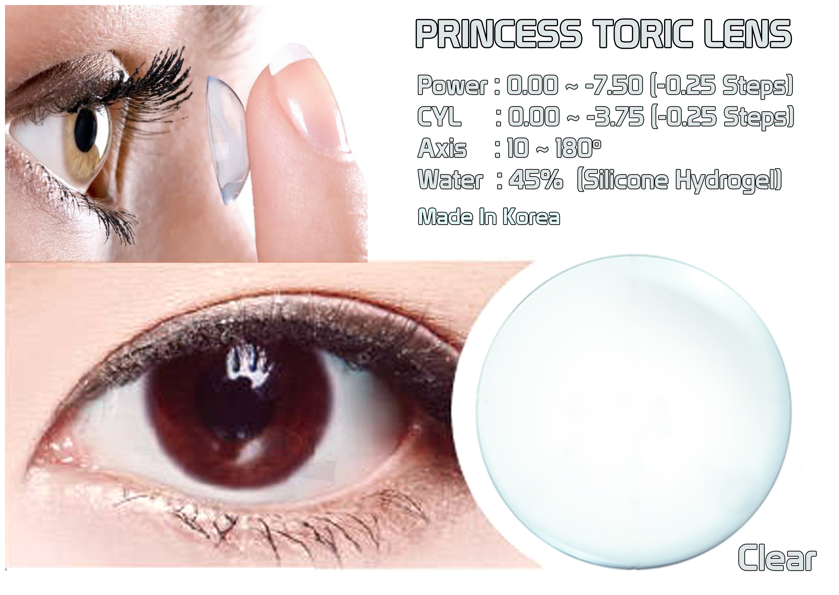 softlens toric silinder bening clear