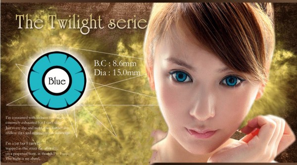 softlens twilight anime blue