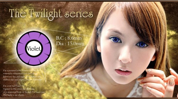 softlens twilight anime violet