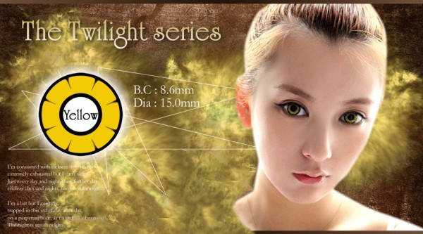 softlens twilight anime yellow