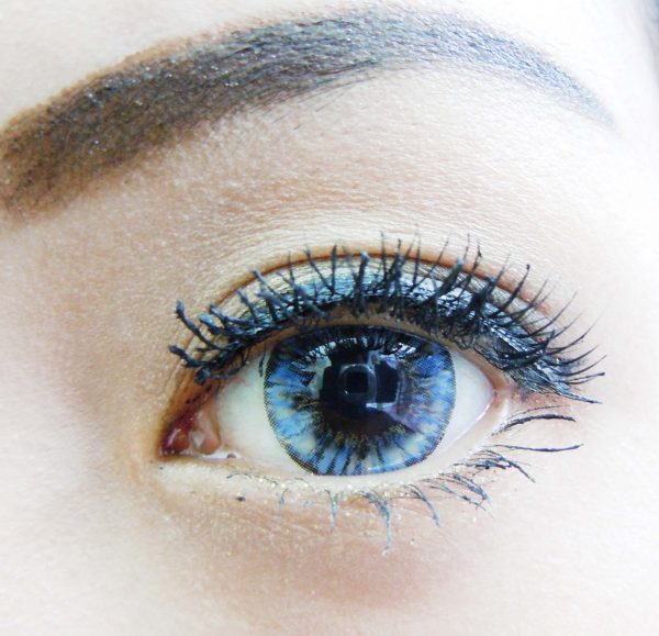 softlens vivian eye pineapple blue