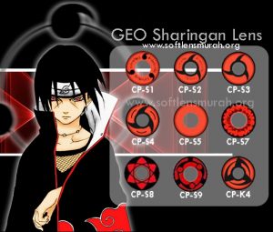 Softlens Anime Sharingan 14.2mm