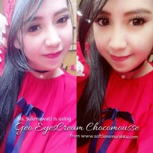 review geo eyescream chocomousse sis sukmawati