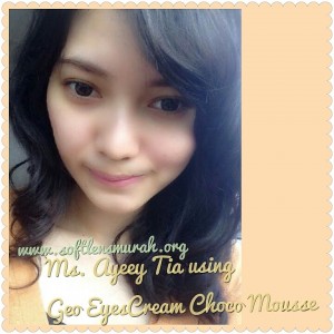 testimoni softlens geo eyescream choco