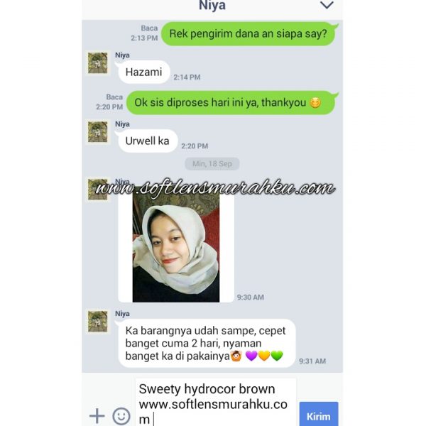 testimoni sweety hydrocor sis niya