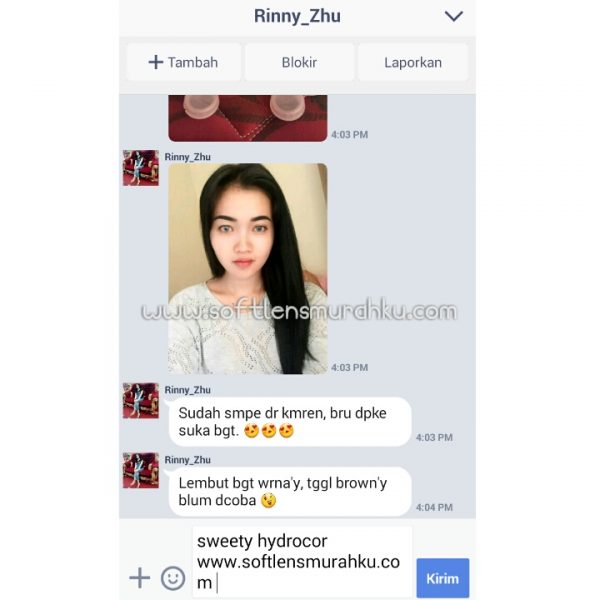 testimoni sweety hydrocor sis rinny zhou