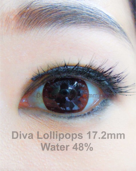 softlens diva lollipops choco