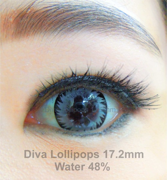 softlens diva lollipops grey