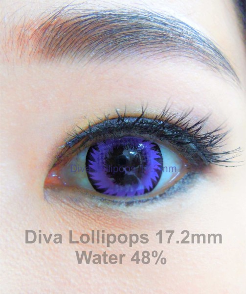 softlens diva lollipops violet