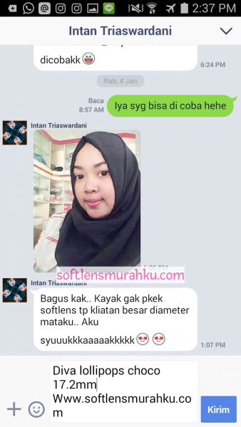 review diva lollipops choco intan