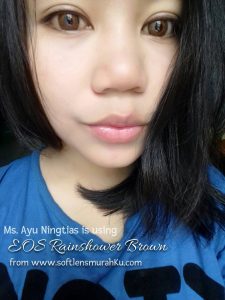 review eos rainshower brown sis ayu ningtias 2