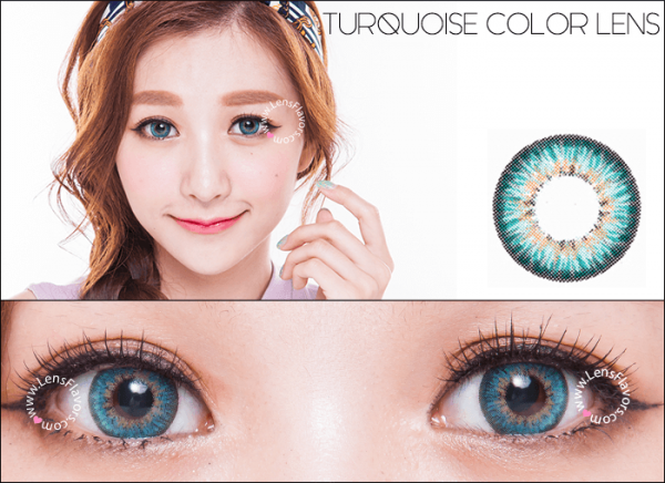 softlens puffy 3 tones blue