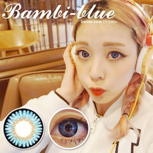 softlens kimchi bambi blue 17.2mm