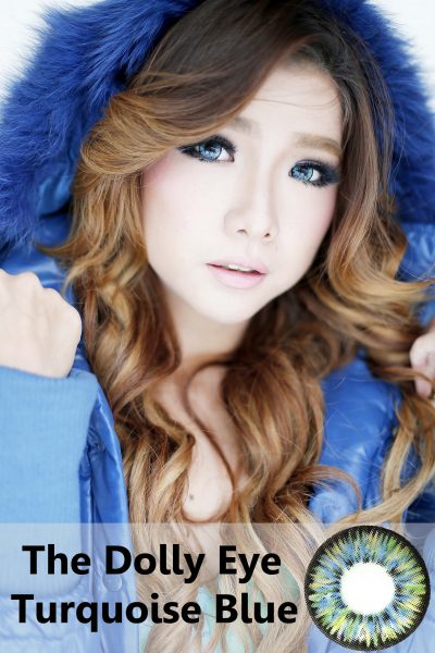 dolly eye glamour turquise blue