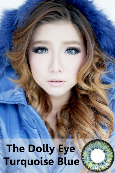 softlens dolly eye glamour turquise blue