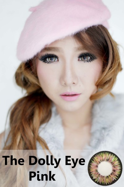 softlens dolly eye glamour pink