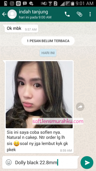 review dolly eye black sis indah tanjung