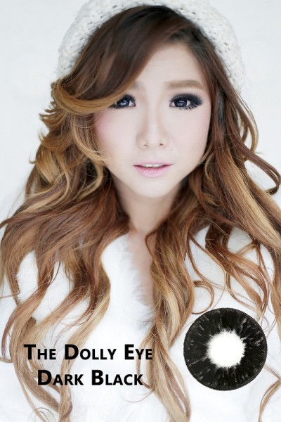 softlens dolly eye glamour black