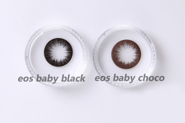 softlens eos baby choco & black