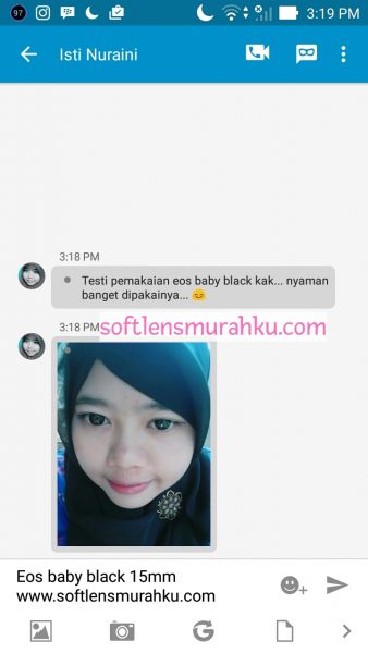 review eos baby black sis isti nuraini