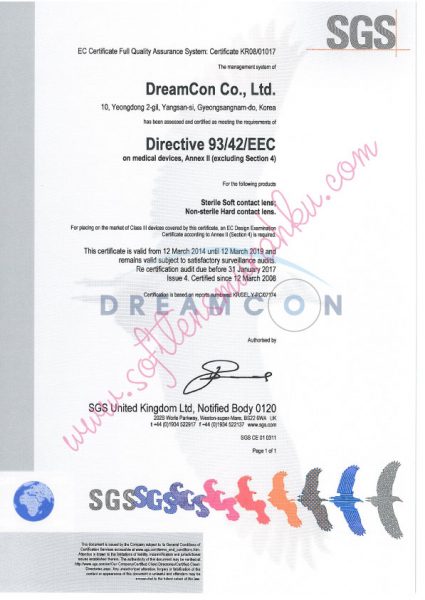 Sertifikat dreamcolor nobluk asli