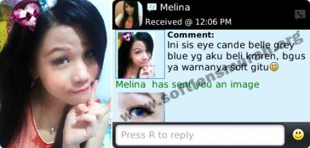 testimoni softlens eye candy belle