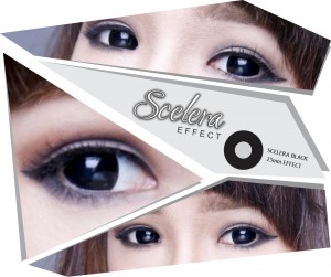 Softlens Sclera Black (Semi-Sclera Softlens)