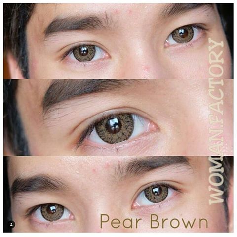 dreamcon pear brown softlens